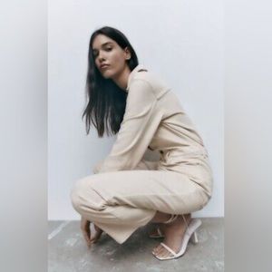 Zara Denim Coveralls